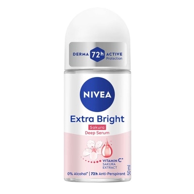 NIVEA Deodorant Deep Brightening Serum Sakura Roll On 50ml