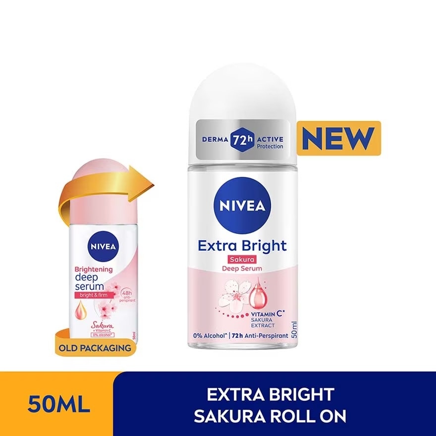 Deodorant Deep Brightening Serum Sakura Roll On 50ml