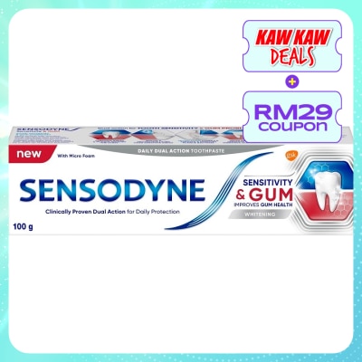 SENSODYNE Sensitivity & Gum Whitening Toothpaste 100g