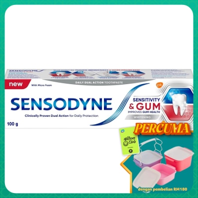 SENSODYNE - Sensitivity & Gum Whitening Toothpaste 100g