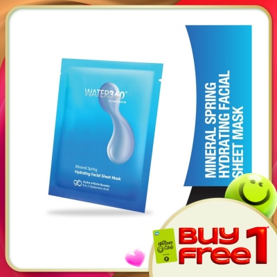 WATER360 BY WATSONS - Mineral Spring Hydrating Facial Sheet Mask 1s