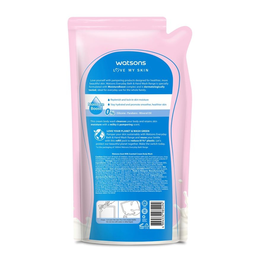 Goat Milk Cream Body Wash Refill image