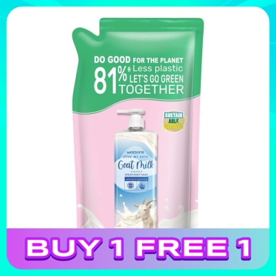 WATSONS Goat Milk Cream Body Wash Refill