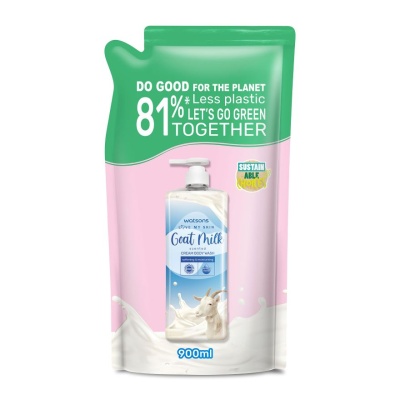 WATSONS - Goat Milk Cream Body Wash Refill image