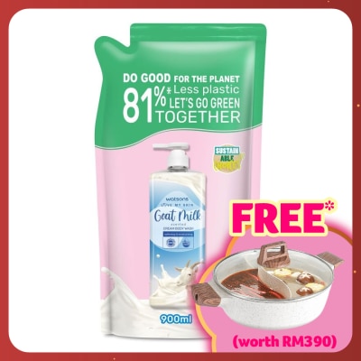 WATSONS Goat Milk Cream Body Wash Refill
