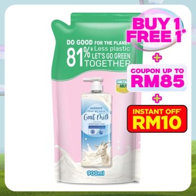 WATSONS Goat Milk Cream Body Wash Refill