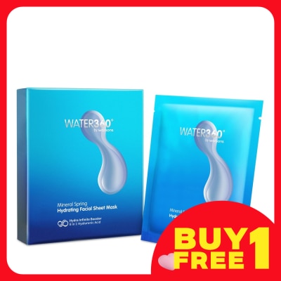WATER360 BY WATSONS Mineral Spring Hydrating Facial Sheet Mask 5s