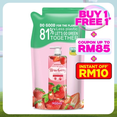 WATSONS STRAWBERRY CREAM BODY WASH REFILL