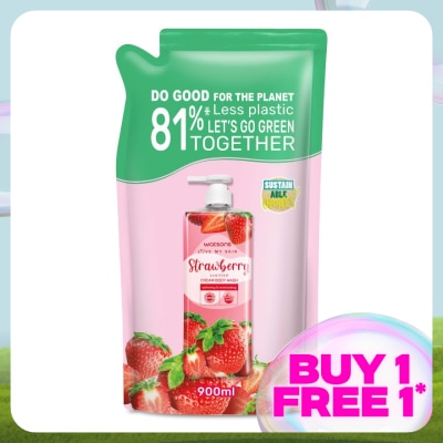 WATSONS STRAWBERRY CREAM BODY WASH REFILL