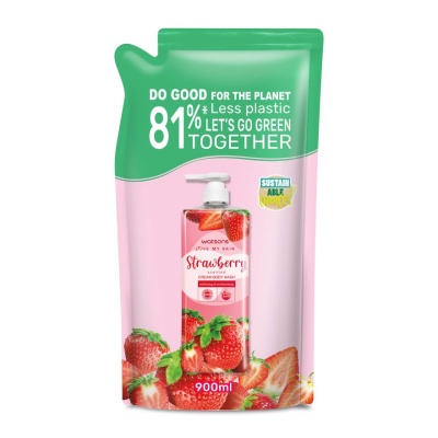 WATSONS STRAWBERRY CREAM BODY WASH REFILL image