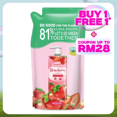 WATSONS STRAWBERRY CREAM BODY WASH REFILL