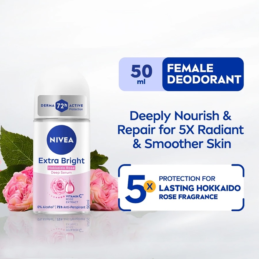 Deodorant Deep Brightening Serum Hokkaido Rose Roll On 50ml image
