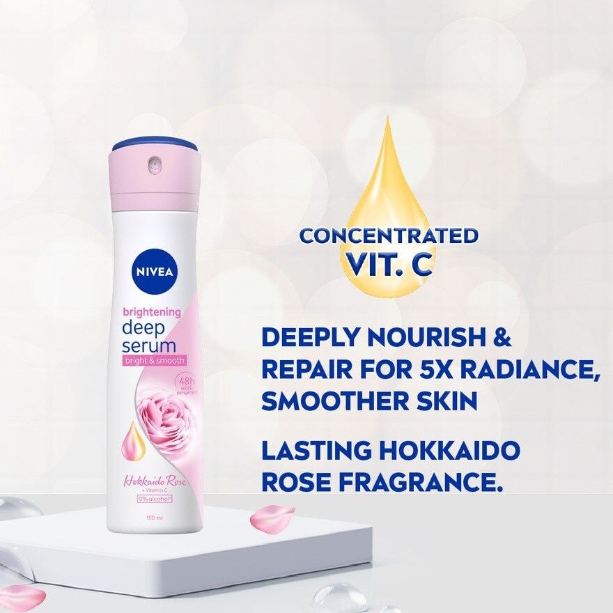 Deodorant Deep Brightening Serum Hokkaido Rose Spray 150ml
