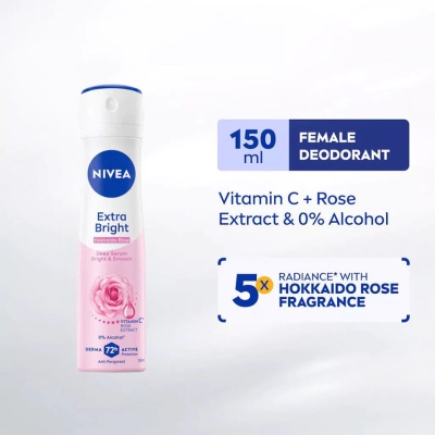 NIVEA - Deodorant Deep Brightening Serum Hokkaido Rose Spray 150ml image