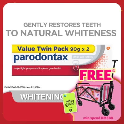 PARODONTAX Whitening Toothpaste Improve Gum Health 90g x 2