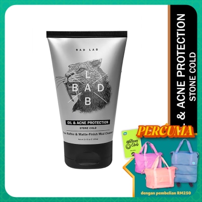 BAD LAB Oil & Anti Proctection Stone Cold Pore Refine & Matte-Finish Mud Cleanser 100ml