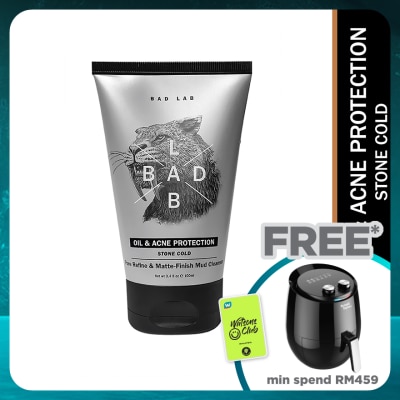 BAD LAB Oil & Anti Proctection Stone Cold Pore Refine & Matte-Finish Mud Cleanser 100ml