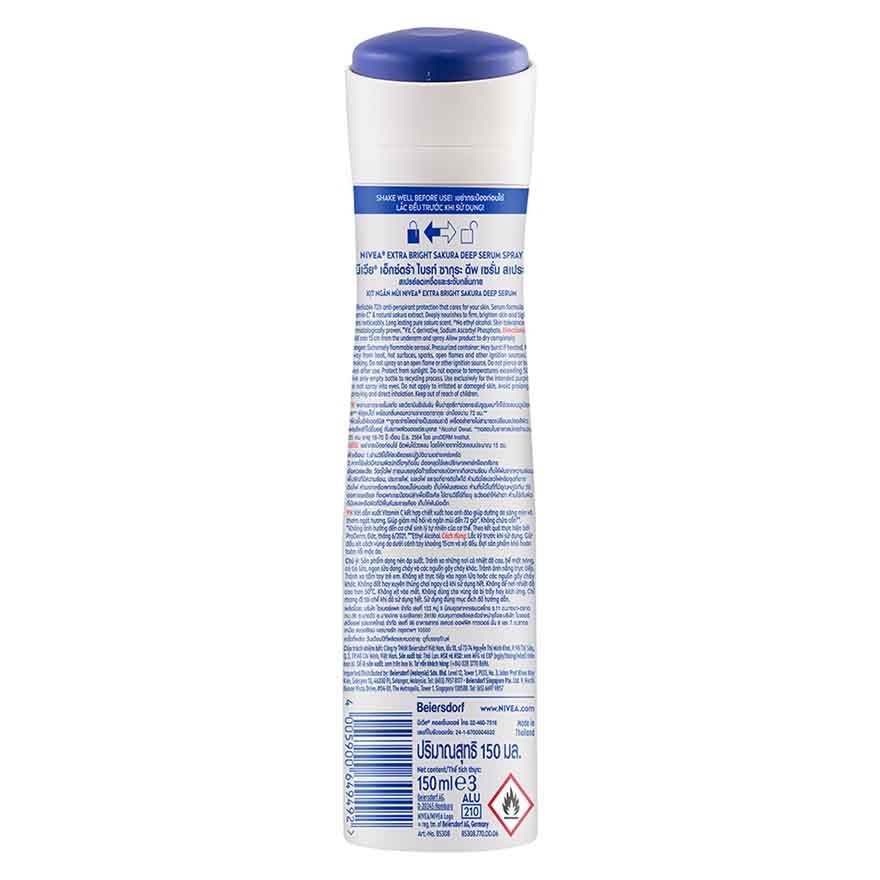 Deodorant Deep Brightening Serum Sakura Spray TWP 2x150ml