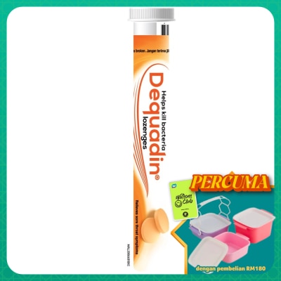 DEQUADIN - Lozenges Tubes 24's