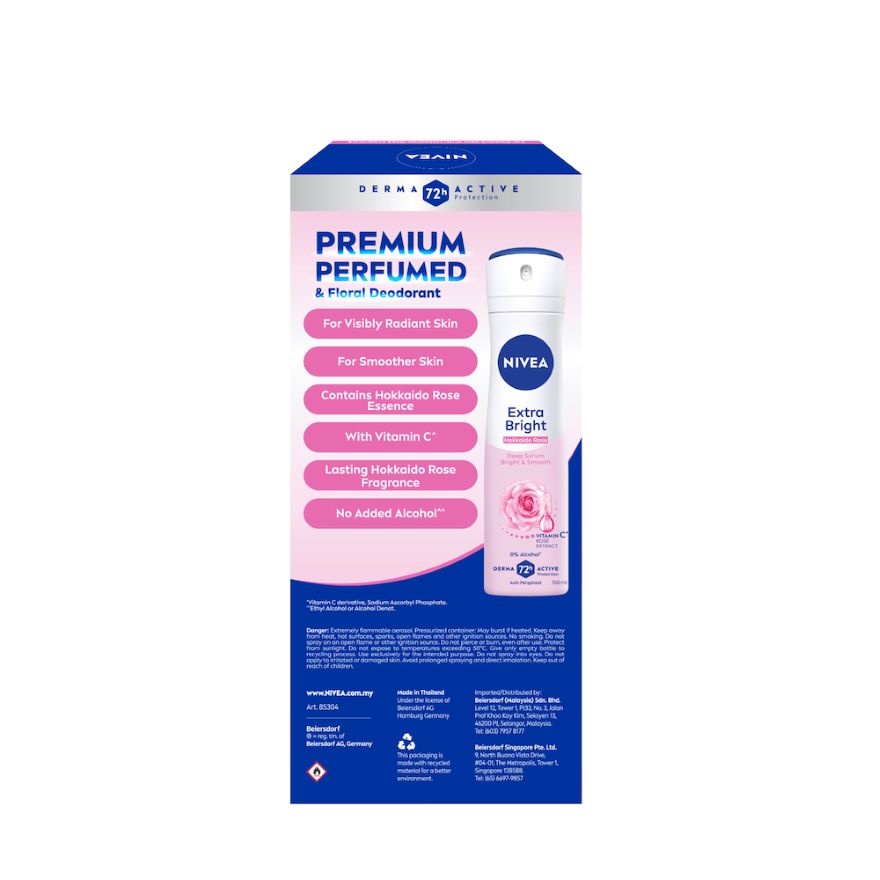 Deodorant Deep Brightening Serum Hokkaido Rose Spray TWP 2x150ml image