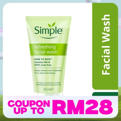 SIMPLE Kind to Skin Refreshing Facial Wash Gel 150ml