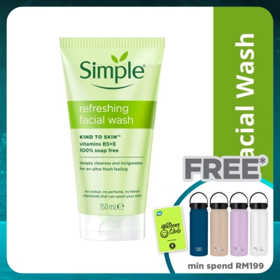 SIMPLE Kind to Skin Refreshing Facial Wash Gel 150ml