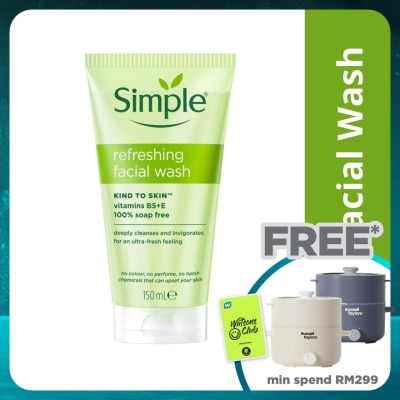 SIMPLE Kind to Skin Refreshing Facial Wash Gel 150ml