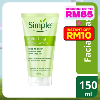 SIMPLE Kind to Skin Refreshing Facial Wash Gel 150ml