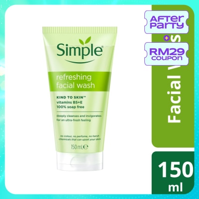 SIMPLE Kind to Skin Refreshing Facial Wash Gel 150ml
