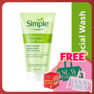 SIMPLE Kind to Skin Refreshing Facial Wash Gel 150ml