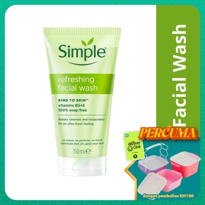 SIMPLE - Kind to Skin Refreshing Facial Wash Gel 150ml