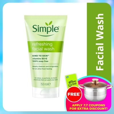 SIMPLE - Kind to Skin Refreshing Facial Wash Gel 150ml