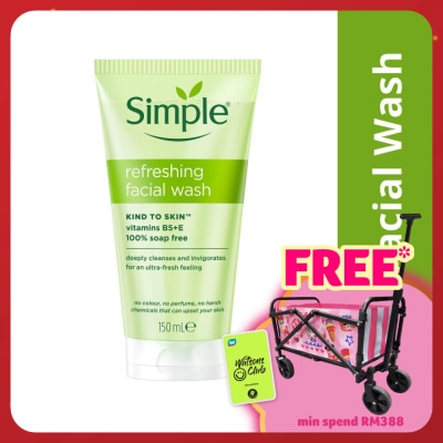 SIMPLE Kind to Skin Refreshing Facial Wash Gel 150ml