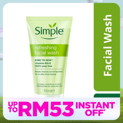 SIMPLE Kind to Skin Refreshing Facial Wash Gel 150ml
