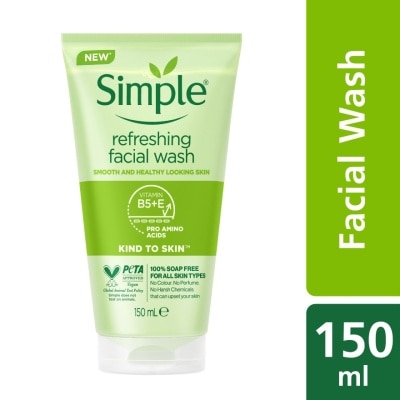 SIMPLE Kind to Skin Refreshing Facial Wash Gel 150ml