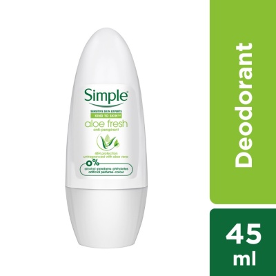 SIMPLE Kind to Skin Aloe Fresh Anti Perspirant Roll On 45ml image