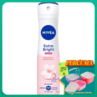NIVEA - Deodorant Deep Brightening Serum Sakura Spray 150ml