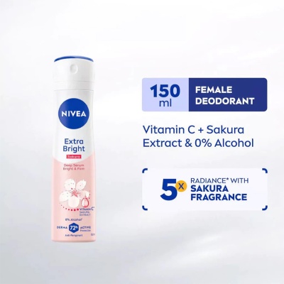 NIVEA - Deodorant Deep Brightening Serum Sakura Spray 150ml image