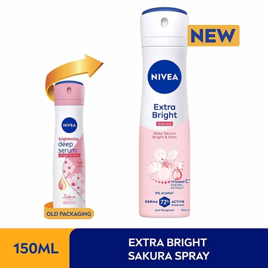 Deodorant Deep Brightening Serum Sakura Spray 150ml