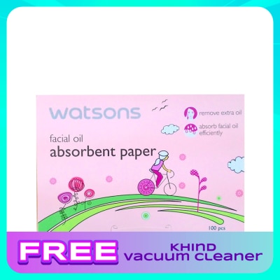 WATSONS Facial Oil Absorbent Paper 100's