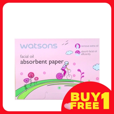 WATSONS Facial Oil Absorbent Paper 100's
