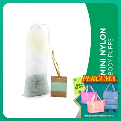 WATSONS Mini Nylon Body Puffs 3 Pcs Pack