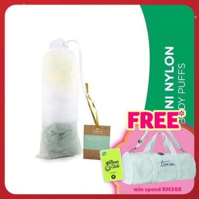 WATSONS Mini Nylon Body Puffs 3 Pcs Pack