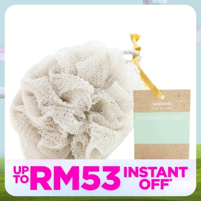 WATSONS 2-tone Nylon Body Puff- 55g