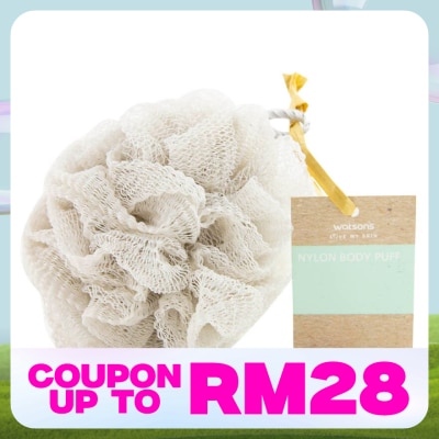WATSONS 2-tone Nylon Body Puff- 55g