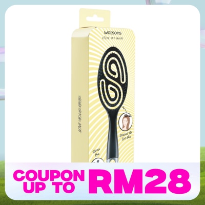 WATSONS Wet Dry Hairbrush With Cleaning Cap 1S