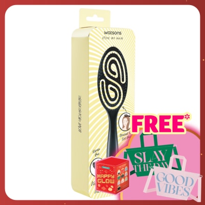 WATSONS Wet Dry Hairbrush With Cleaning Cap 1S