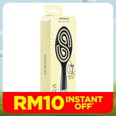 WATSONS Wet Dry Hairbrush With Cleaning Cap 1S