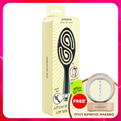 WATSONS - Wet Dry Hairbrush With Cleaning Cap 1S