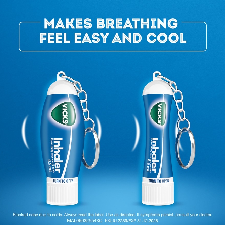 Inhaler Clear Stuffy Nose With Keychain 0.5ml image